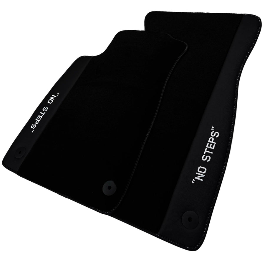 Black Floor Mats for Audi A4 - B9 Avant (2015-2018) | No Steps - AutoWin