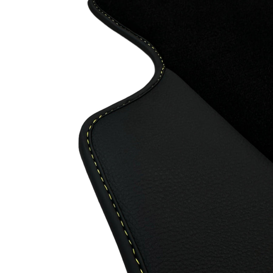 Black Floor Mats for Audi A4 - B9 Sedan (2018-2019) | Fighter Jet Edition - AutoWin