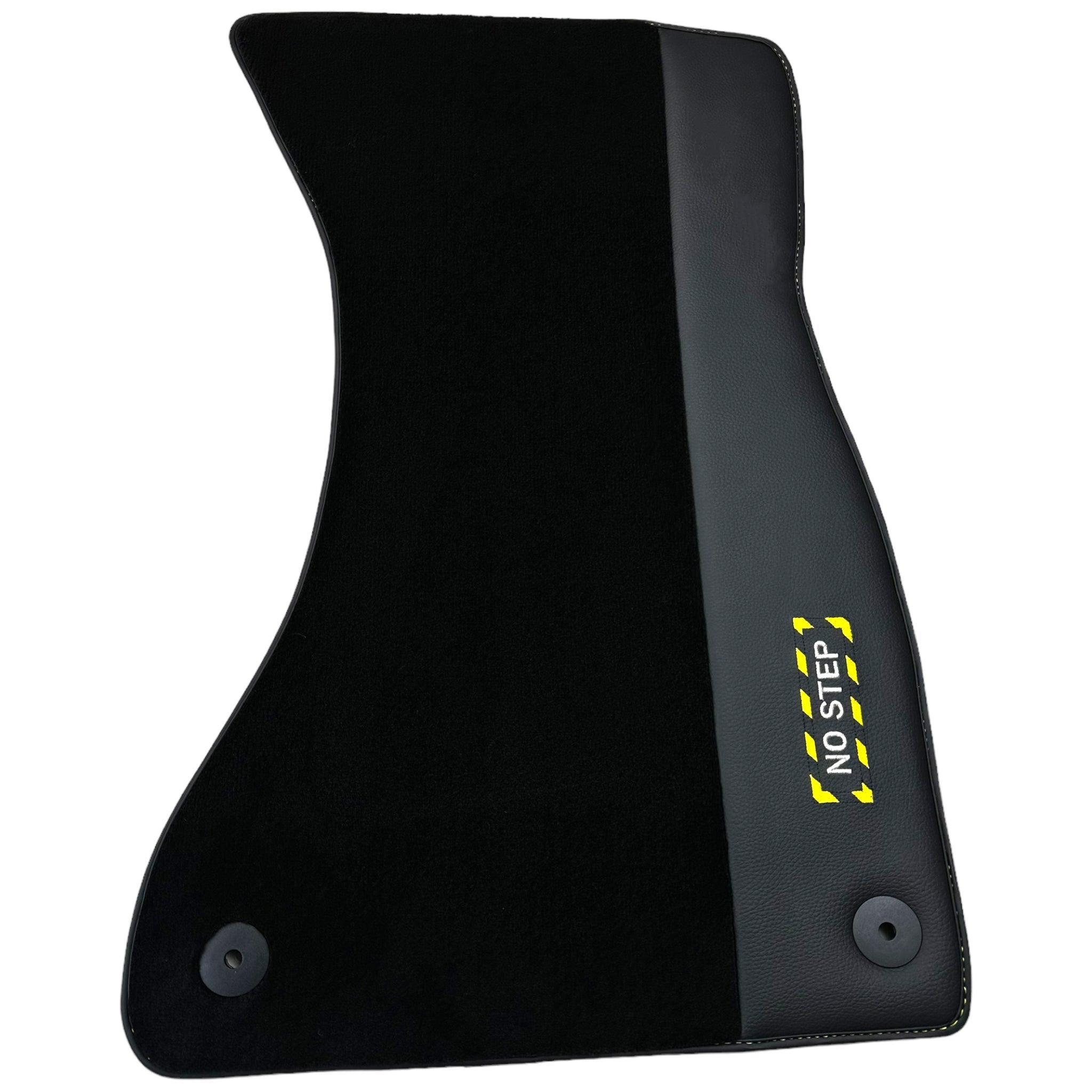 Black Floor Mats for Audi A6 - C5 Sedan Facelift (2002-2004) | Fighter Jet Edition - AutoWin