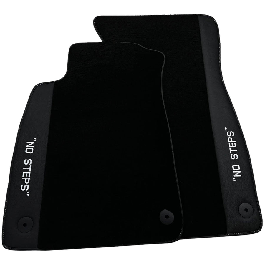 Black Floor Mats for Audi A6 - C8 Sedan (2018-2023) | No Steps - AutoWin