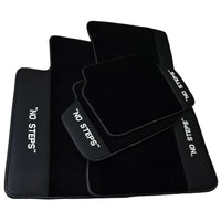 Black Floor Mats For BMW 1 Series E81 No Steps Edition - AutoWin