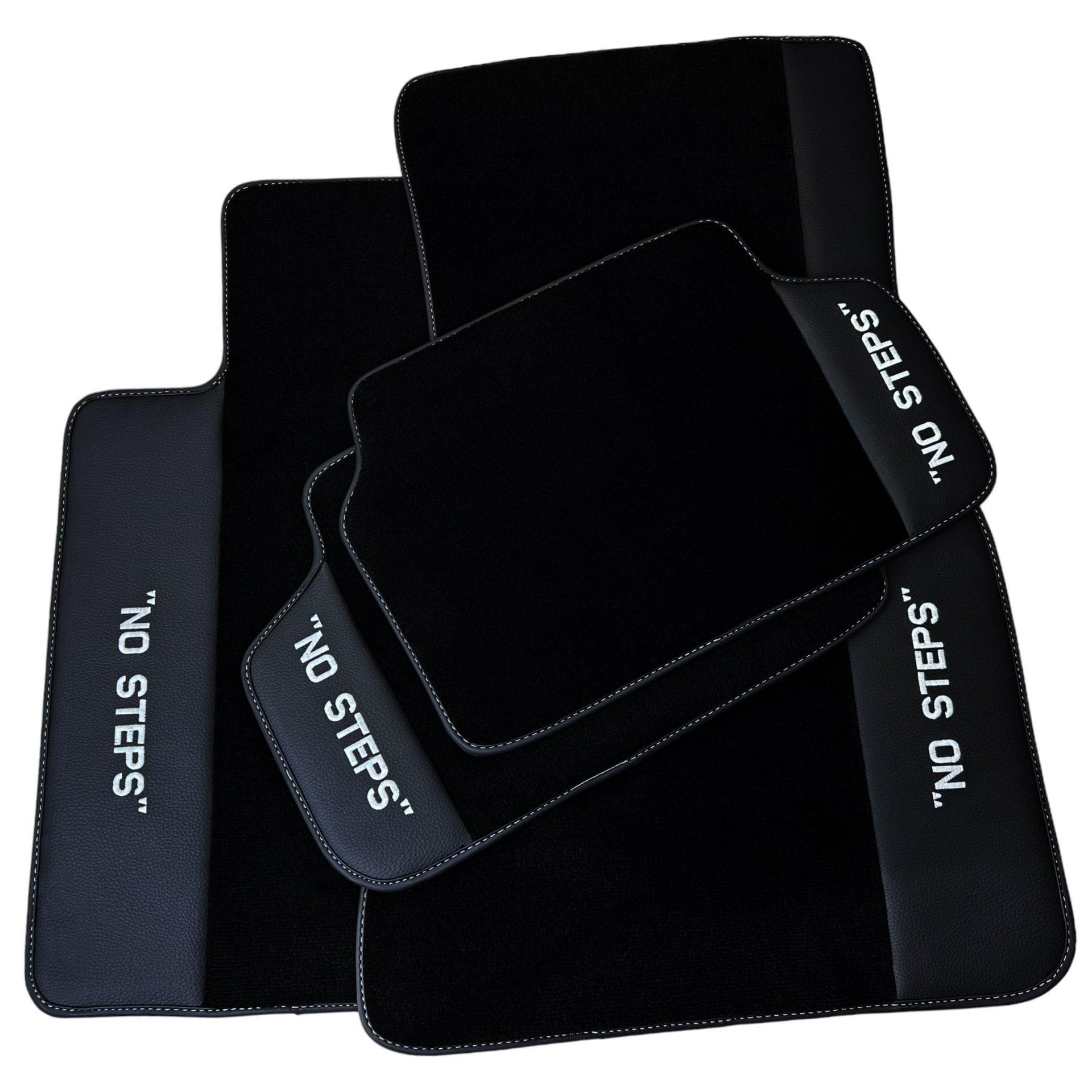 Black Floor Mats For BMW 2 Series F22 No Steps Edition - AutoWin