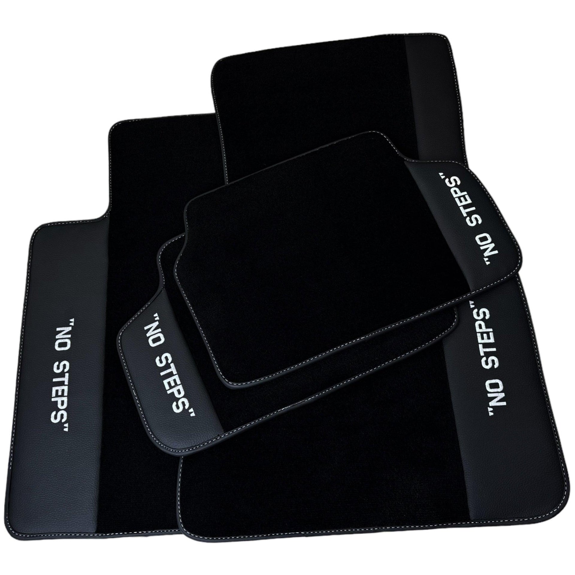 Black Floor Mats For BMW 2 Series F22 No Steps Edition - AutoWin