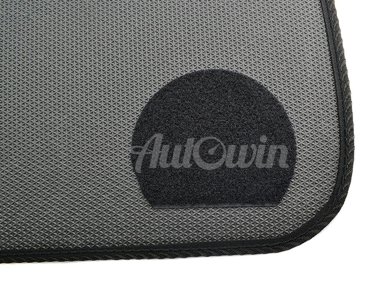 Black Floor Mats For BMW 3 Series E92 Tailored Set Perfect Fit - AutoWin