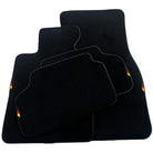 Black Floor Mats For BMW 3 Series E93 Germany Edition Brand - AutoWin