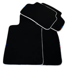Black Floor Mats For BMW 3 Series E93 | White Trim Brand - AutoWin