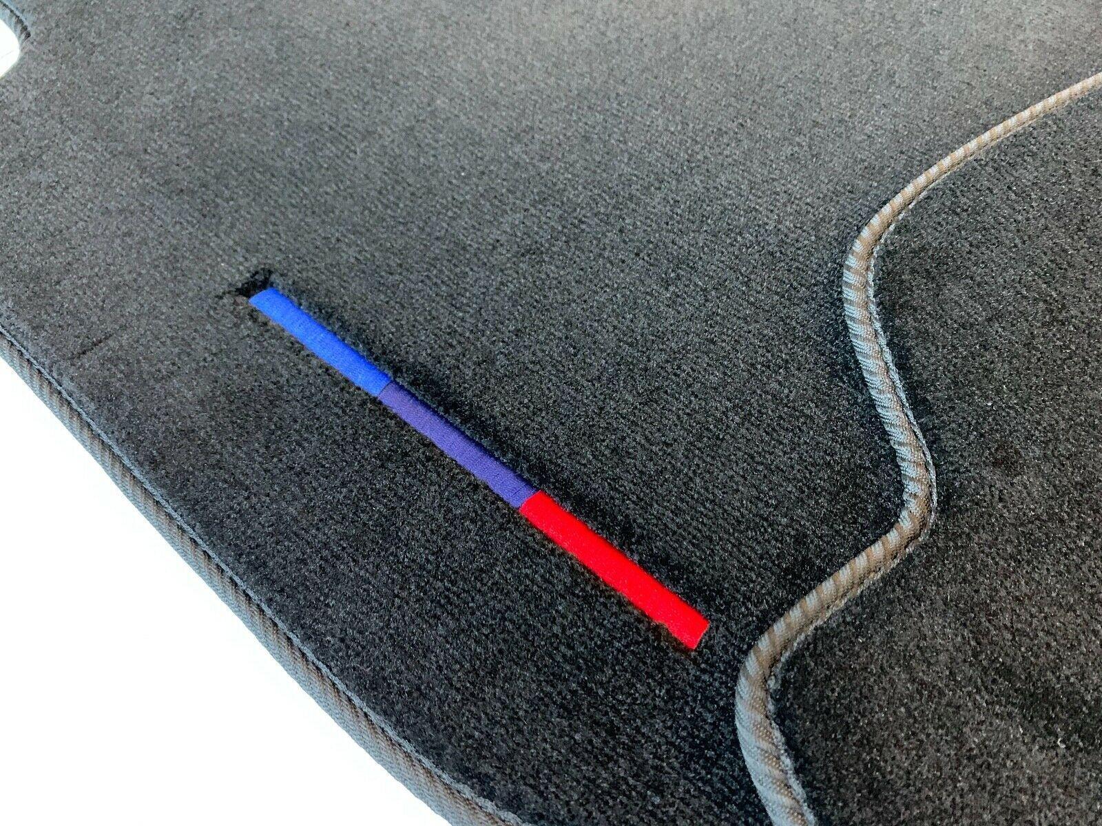 Black Floor Mats For BMW 3 Series E93 Tailored Set Perfect Fit - AutoWin