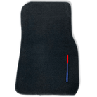 Black Floor Mats For BMW 4 Series F33 With Color Stripes Tailored Set Perfect Fit - AutoWin