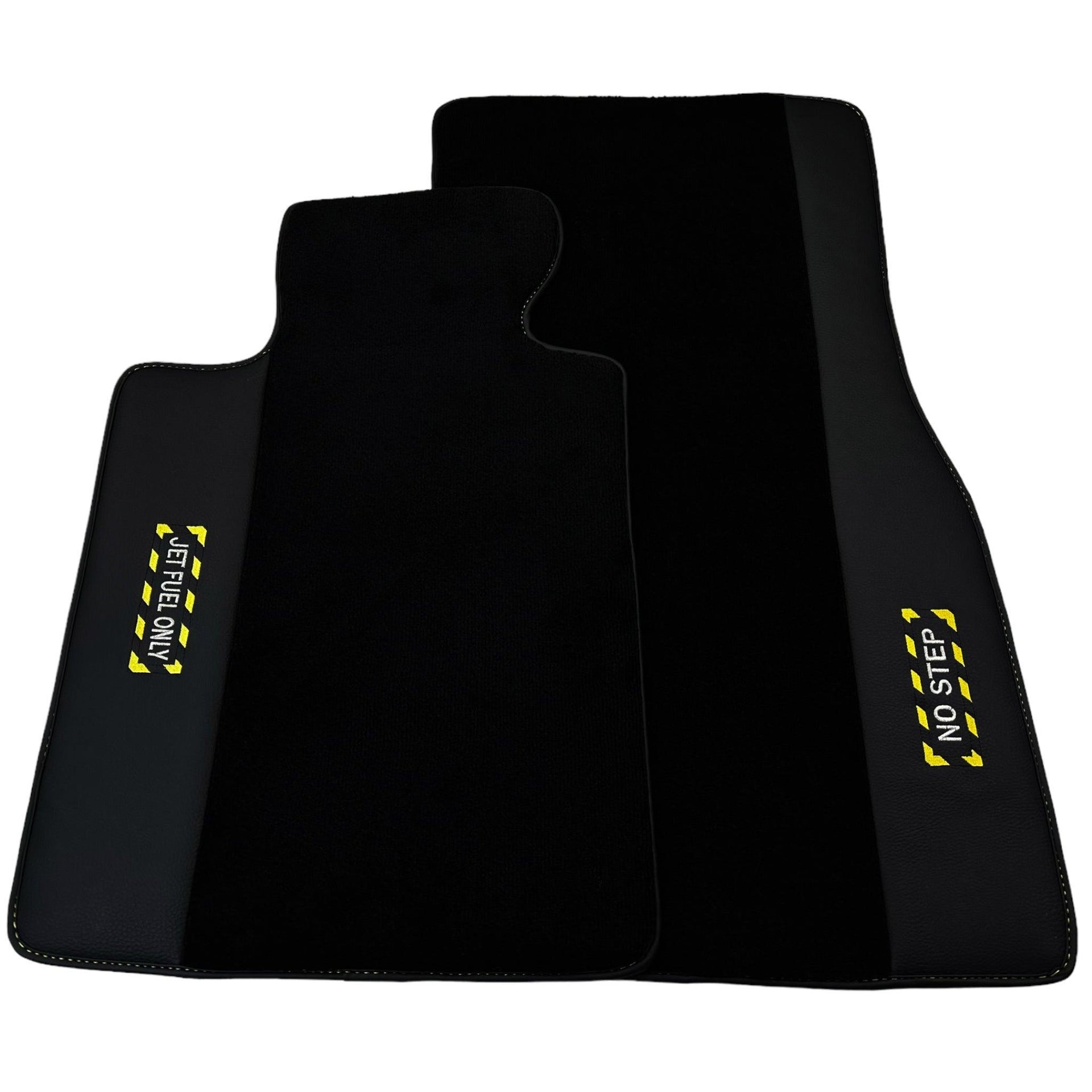 Black Floor Mats For BMW 5 Series F07 Gt | Fighter Jet Edition - AutoWin