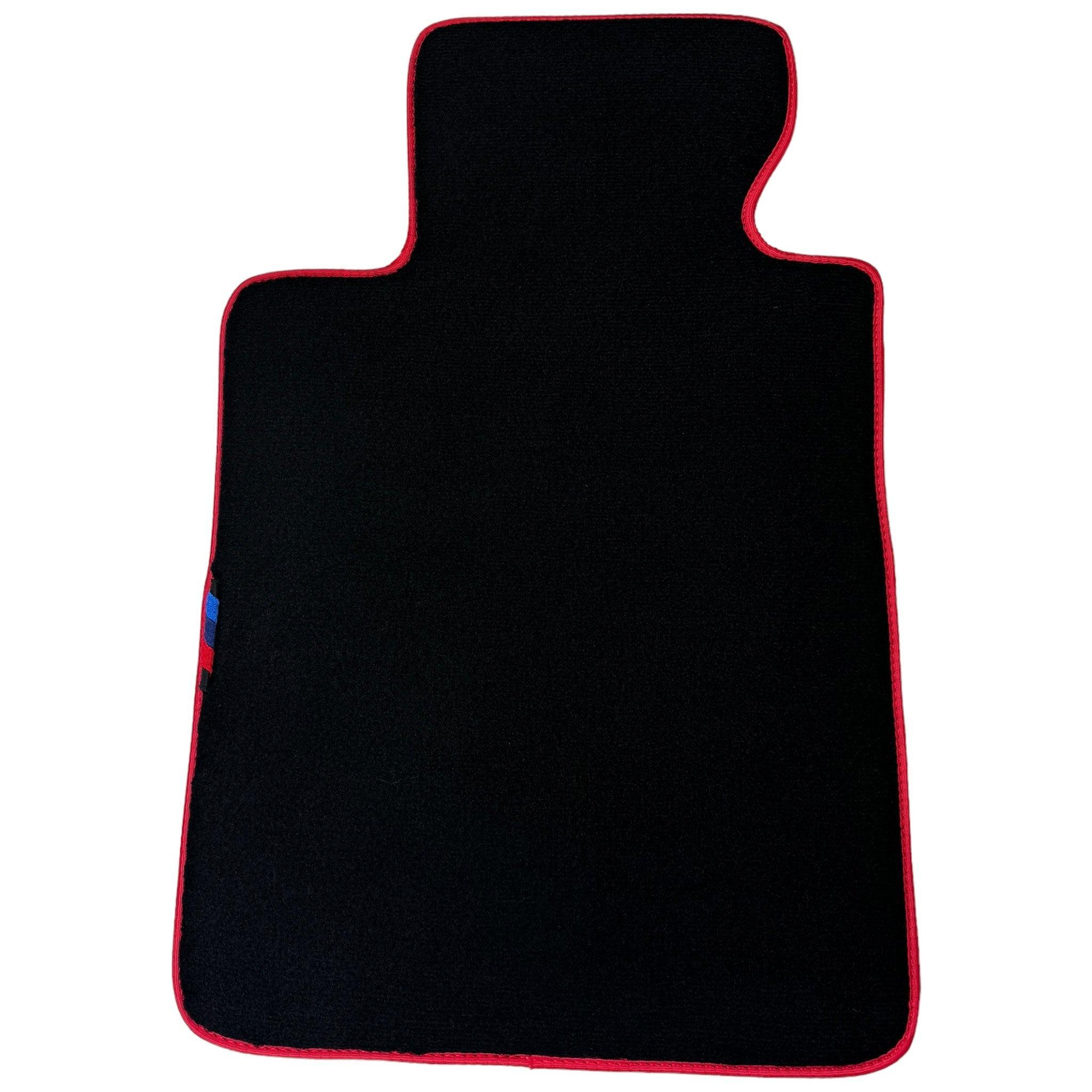 Black Floor Mats For BMW 5 Series F07 Gt | Red Trim - AutoWin