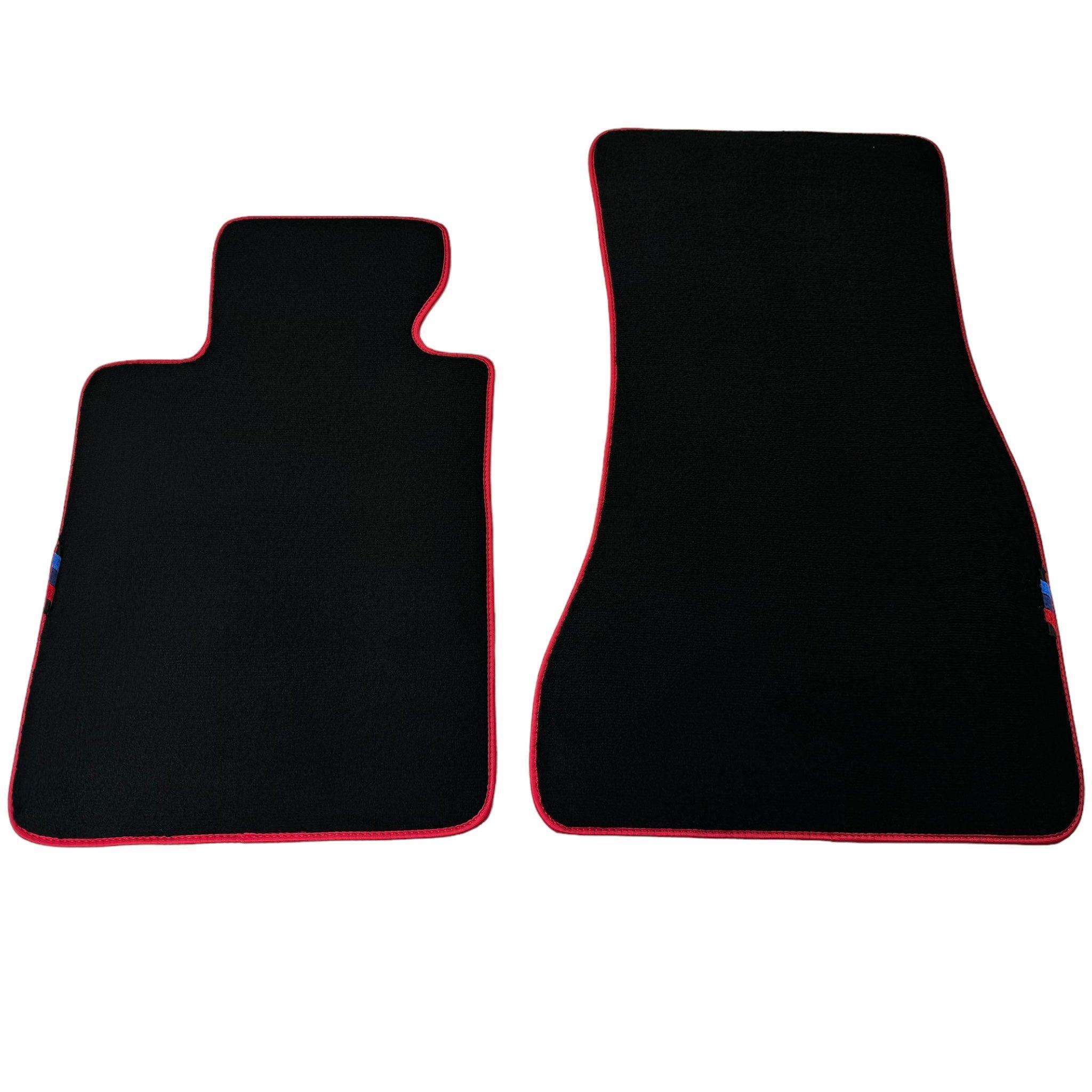 Black Floor Mats For BMW 5 Series F07 Gt | Red Trim - AutoWin