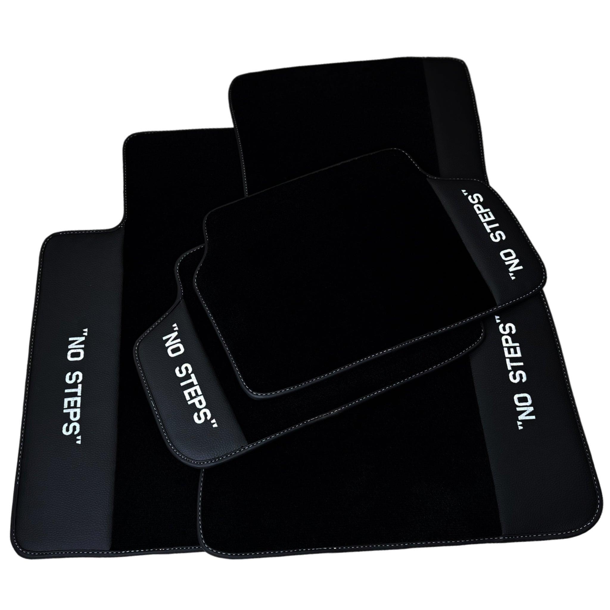 Black Floor Mats For BMW 7 Series E66 No Steps Edition AutoWin Brand - AutoWin