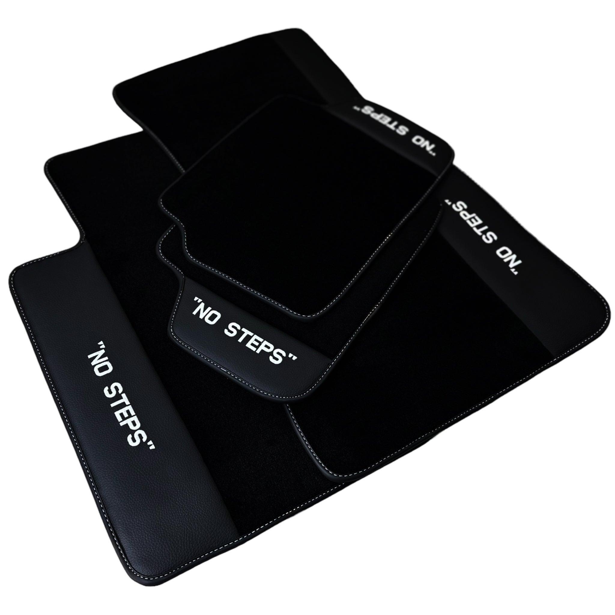 Black Floor Mats For BMW 7 Series E66 No Steps Edition AutoWin Brand - AutoWin