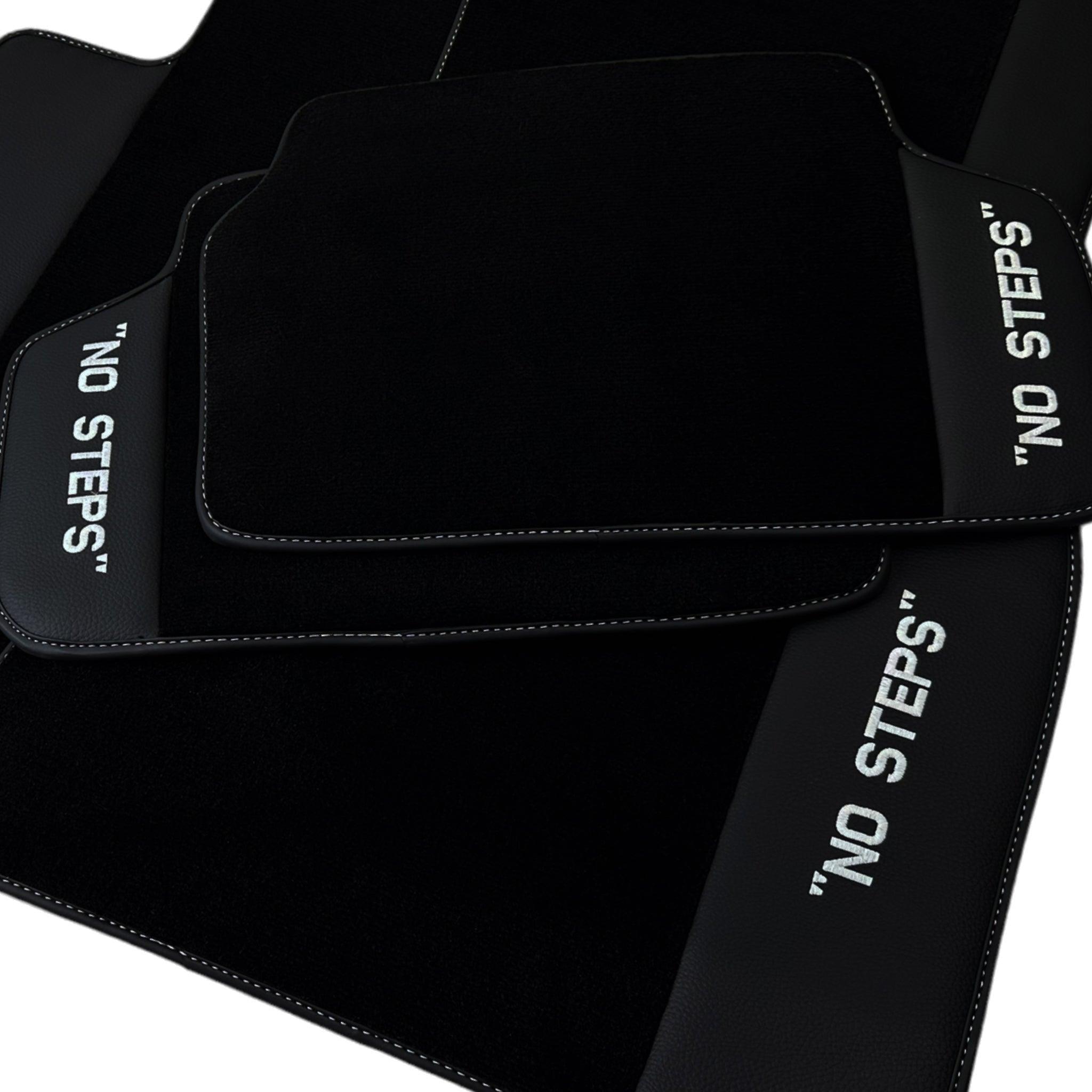 Black Floor Mats For BMW 7 Series E66 No Steps Edition AutoWin Brand - AutoWin