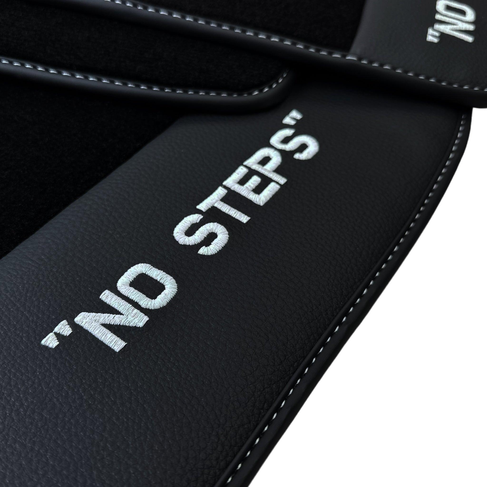 Black Floor Mats For BMW 7 Series E66 No Steps Edition AutoWin Brand - AutoWin
