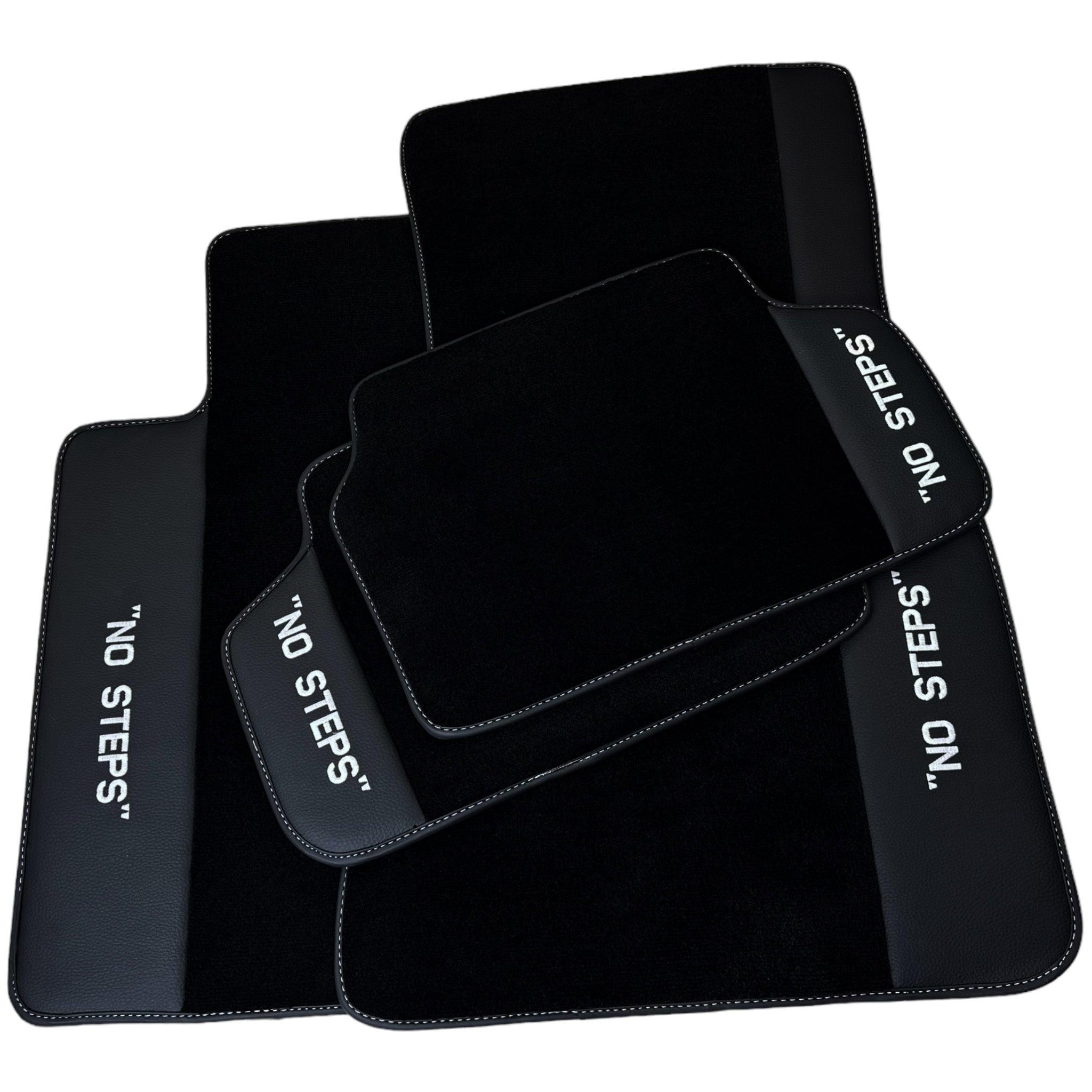 Black Floor Mats For BMW 7 Series E66 No Steps Edition AutoWin Brand - AutoWin