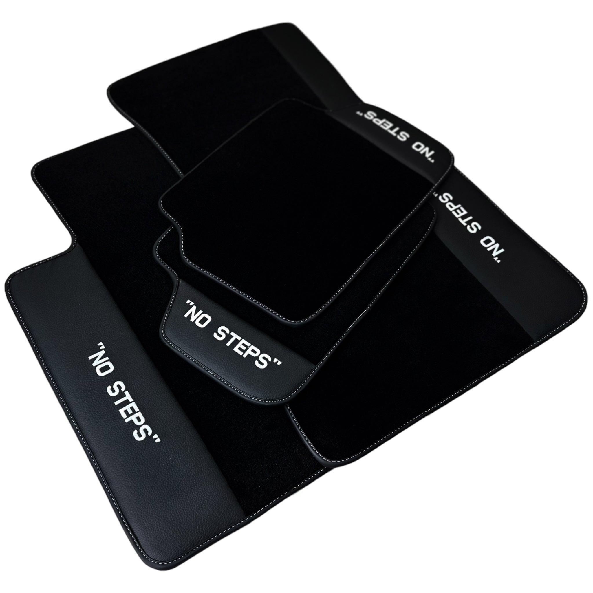 Black Floor Mats For BMW 7 Series E66 No Steps Edition AutoWin Brand - AutoWin