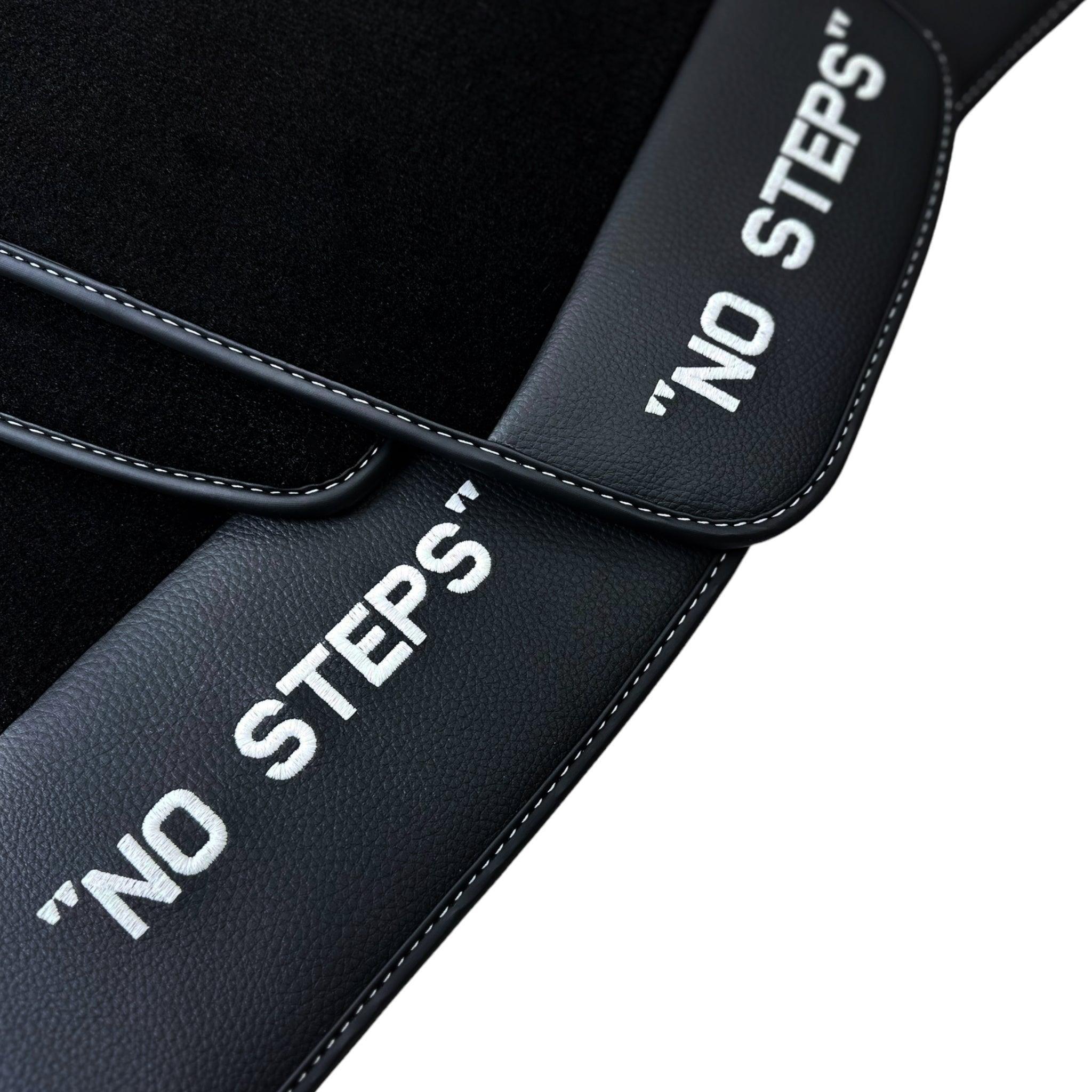 Black Floor Mats For BMW 7 Series E66 No Steps Edition AutoWin Brand - AutoWin
