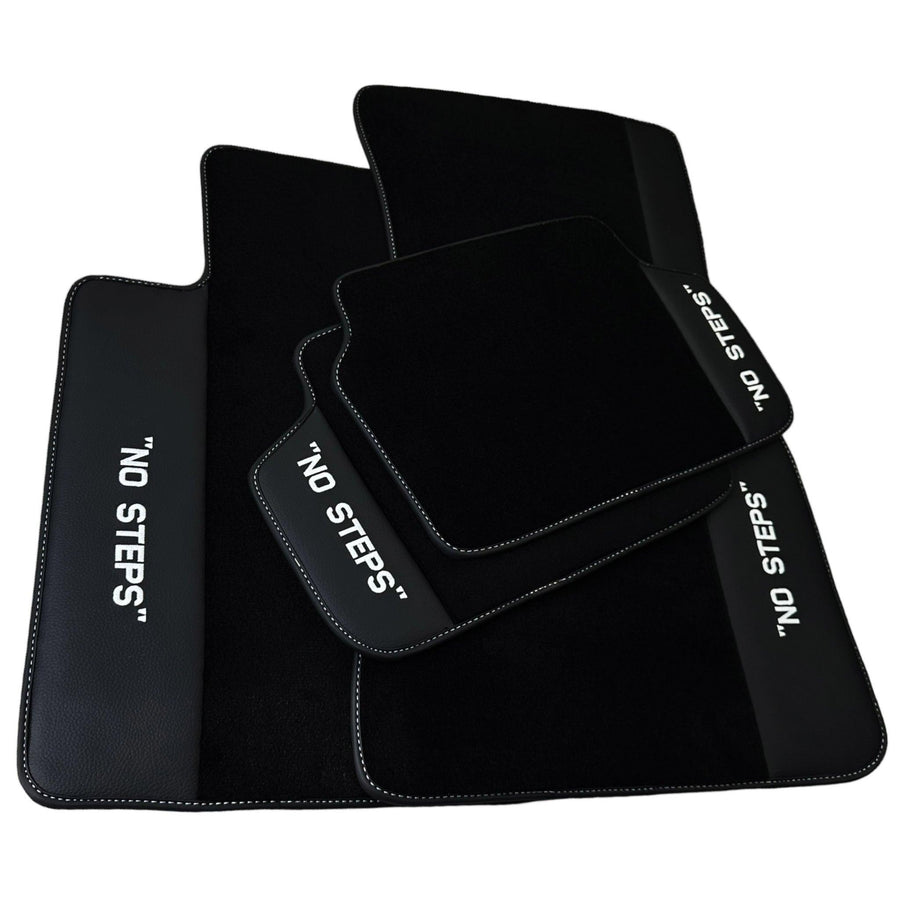 Black Floor Mats For BMW X4 Series F26 No Steps Edition - AutoWin