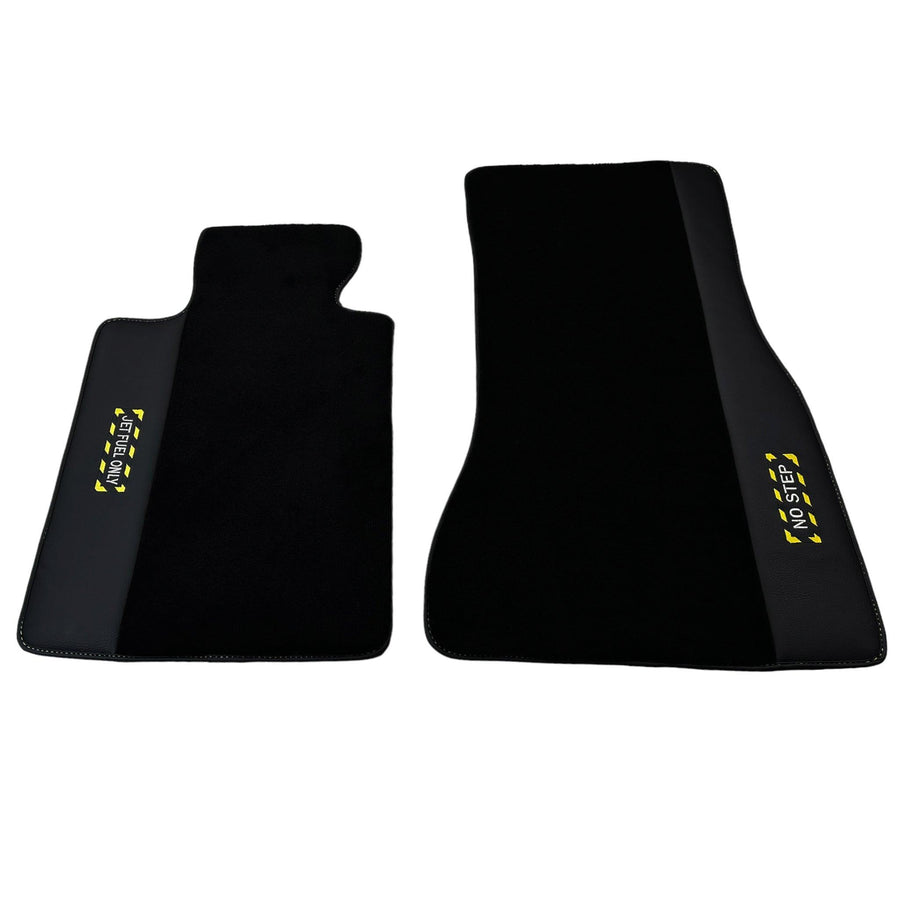 Black Floor Mats For BMW X4 Series G02 | Fighter Jet Edition - AutoWin