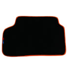 Black Floor Mats For BMW X5 Series F15 | Orange Trim - AutoWin