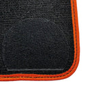 Black Floor Mats For BMW X5 Series F15 | Orange Trim - AutoWin