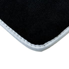 Black Floor Mats For BMW X5 Series F15 | White Trim - AutoWin