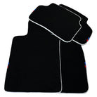 Black Floor Mats For BMW X5 Series F15 | White Trim - AutoWin