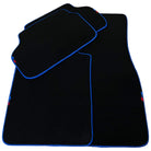 Black Floor Mats for BMW iX (2022-2024) | Blue Trim - AutoWin