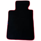 Black Floor Mats For BMW iX (2022-2024) | Red Trim - AutoWin