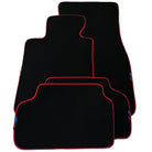 Black Floor Mats For BMW iX (2022-2024) | Red Trim - AutoWin