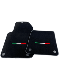 Black Floor Mats For Ferrari 599 Coupe 2006-2012 Italian Edition - AutoWin
