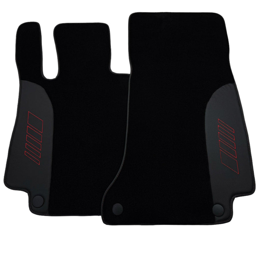 Black Floor Mats For Mercedes Benz C-Class W203 Sedan (2000-2007) | AutoWin Edition - AutoWin