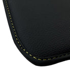Black Floor Mats For Mercedes Benz CLK-Class C209 Coupe (2002-2009) | Fighter Jet Edition - AutoWin