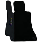 Black Floor Mats For Mercedes Benz CLK-Class C209 Coupe (2002-2009) | Fighter Jet Edition - AutoWin