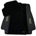 Black Floor Mats For Mercedes Benz CLK-Class C209 Coupe (2002-2009) | Fighter Jet Edition - AutoWin