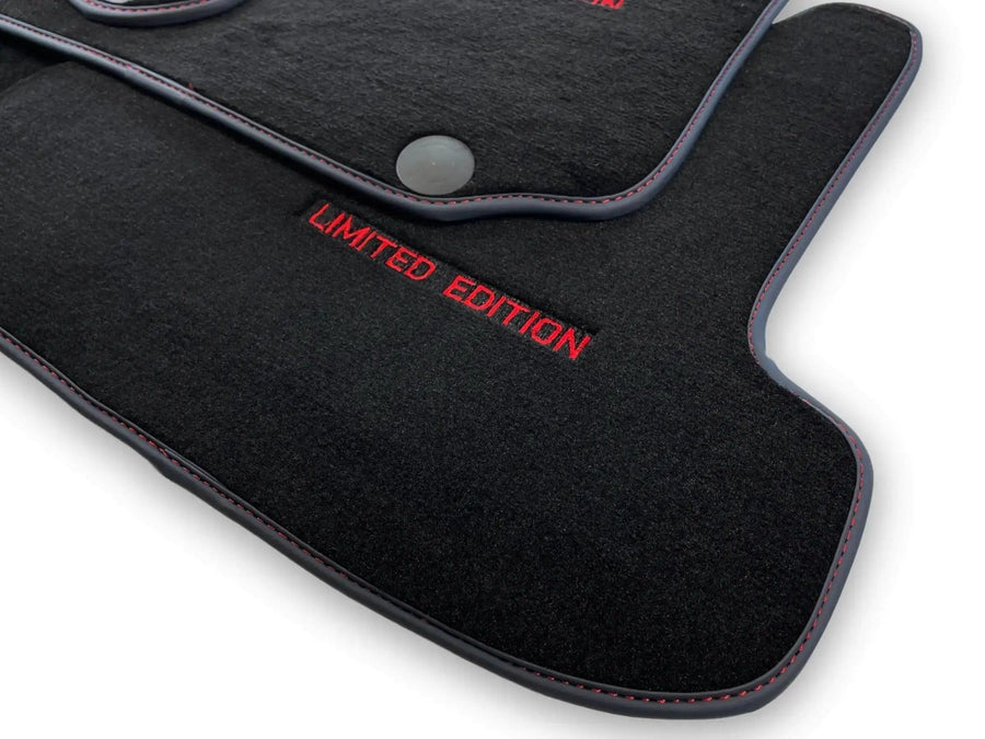 Black Floor Mats For Mercedes Benz E-Class S213 All Terrain (2020-2023) | Fighter Jet Edition - AutoWin