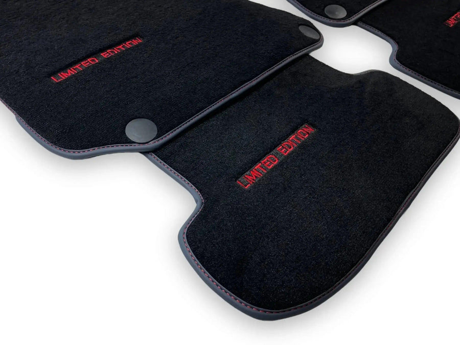 Black Floor Mats For Mercedes Benz E-Class S213 All Terrain (2020-2023) | Fighter Jet Edition - AutoWin