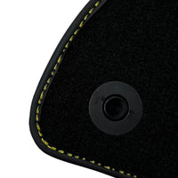 Black Floor Mats For Mercedes Benz E-Class W213 Sedan (2016-2020) Hybrid | Fighter Jet Edition - AutoWin