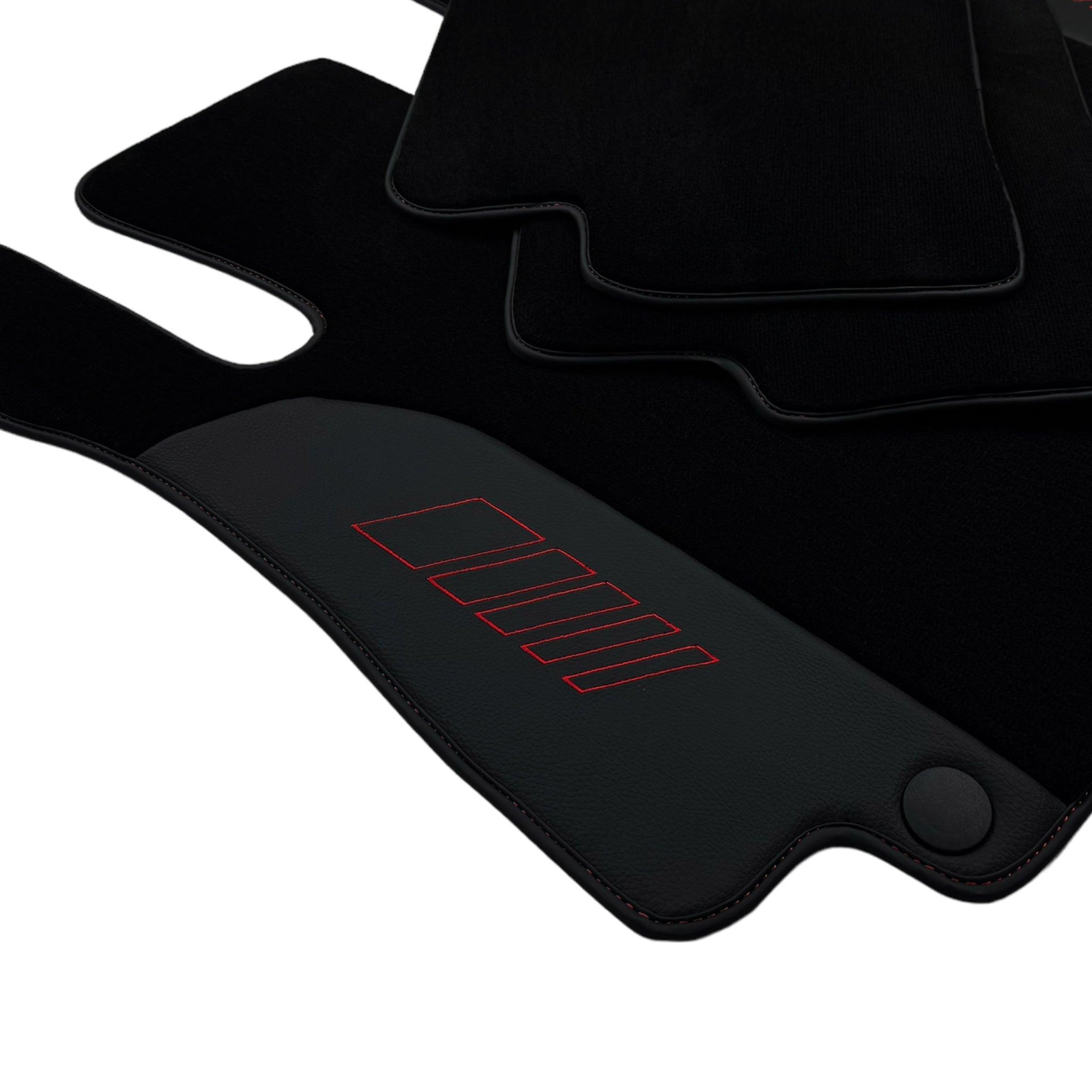 Black Floor Mats For Mercedes Benz GLE-Class C167 Coupe (2020-2023) | AutoWin Edition - AutoWin