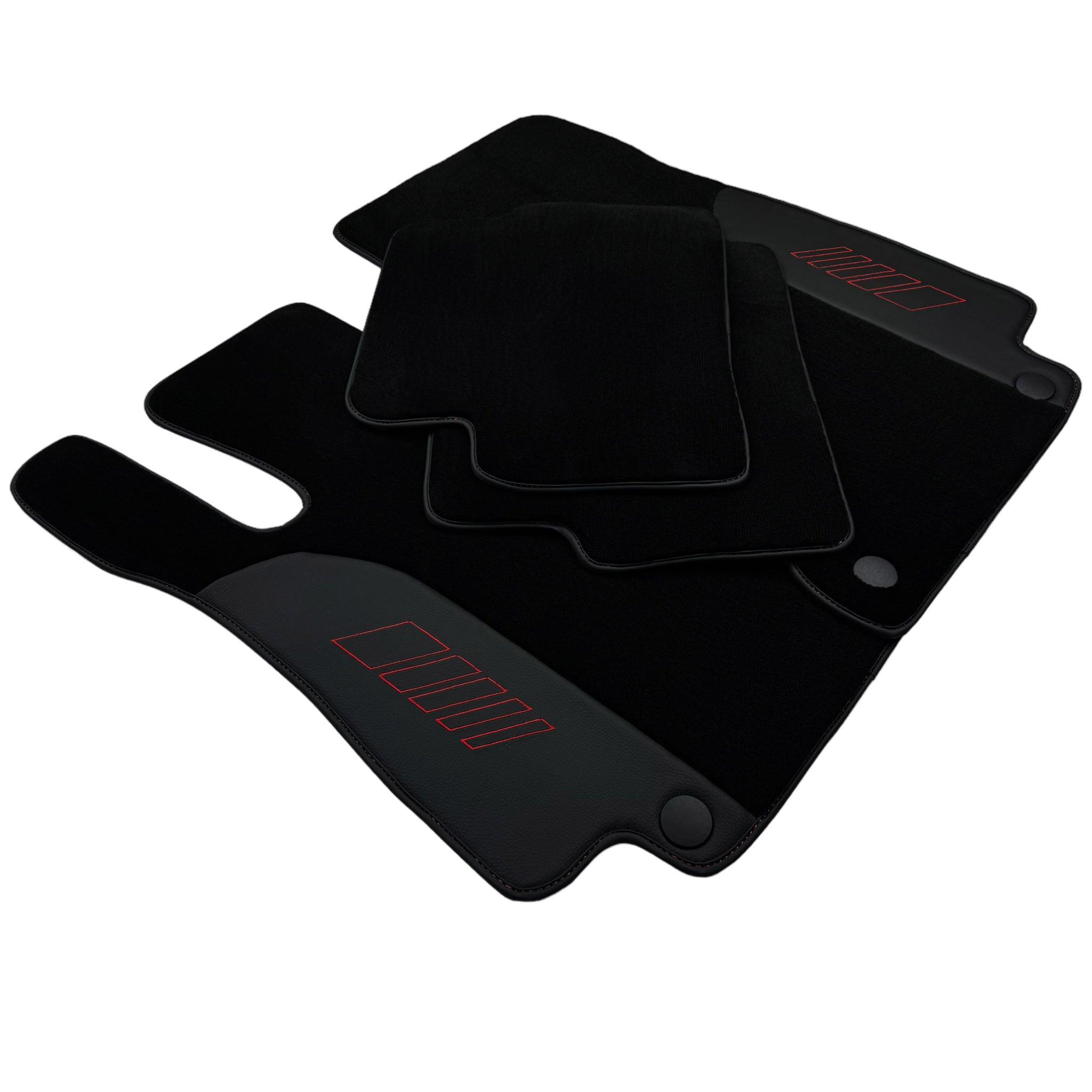 Black Floor Mats For Mercedes Benz GLE-Class C167 Coupe (2020-2023) | AutoWin Edition - AutoWin