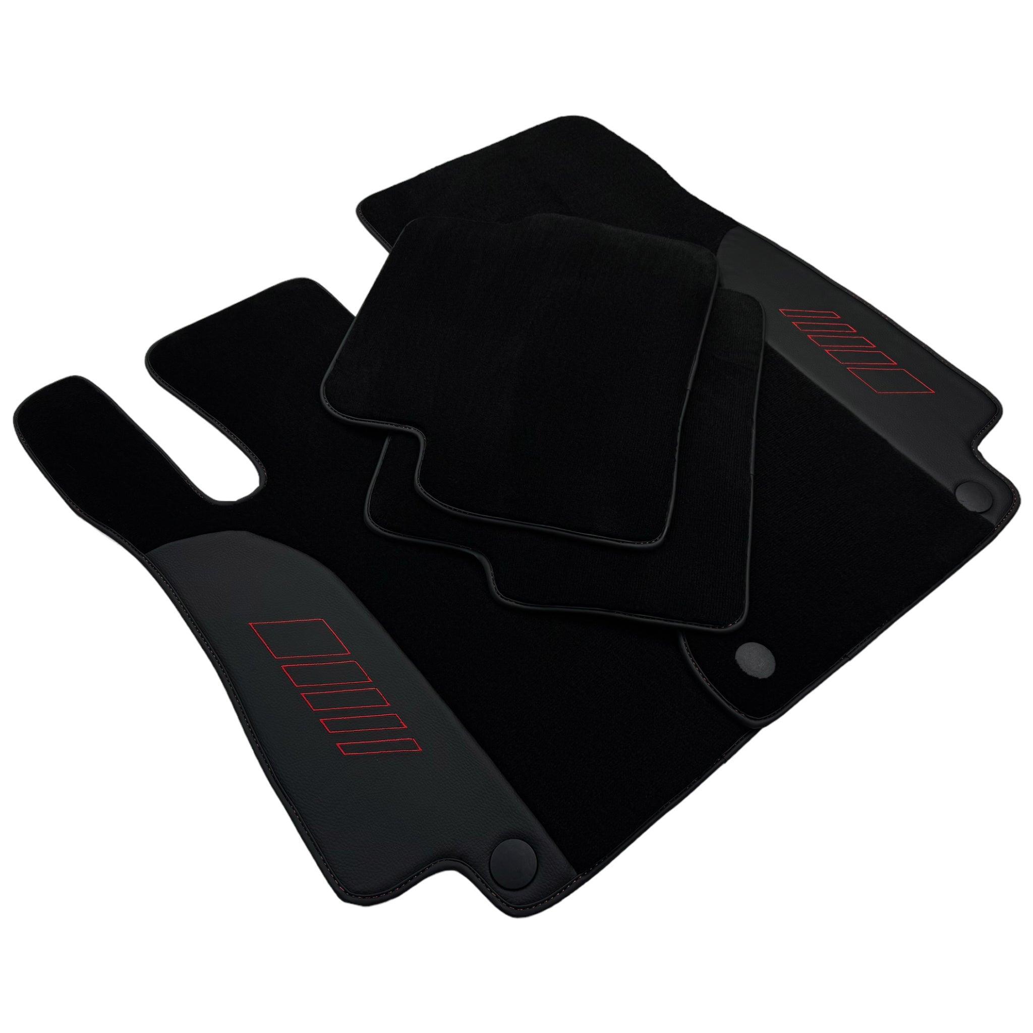 Black Floor Mats For Mercedes Benz GLE-Class C167 Coupe (2020-2023) | AutoWin Edition - AutoWin