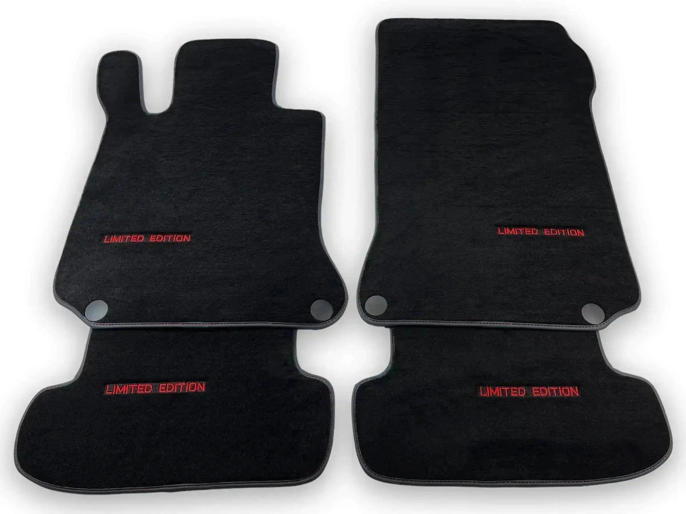 Black Floor Mats For Mercedes Benz S-Class X222 Maybach (2015-2021) | Fighter Jet Edition - AutoWin