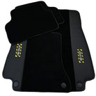 Black Floor Mats For Mercedes Benz X-Class W470 (2017-2023) | Fighter Jet Edition - AutoWin