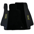 Black Floor Mats For Mercedes Benz X-Class W470 (2017-2023) | Fighter Jet Edition - AutoWin