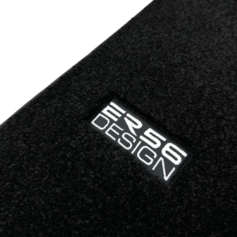Black Luxury Floor Mats For Mercedes Benz C-Class W204 Sedan (2007-2014) | ER56 Design - AutoWin