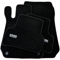 Black Luxury Floor Mats For Mercedes Benz E-Class S211 Estate (2003-2009) | ER56 Design - AutoWin