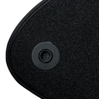 Black Luxury Floor Mats For Mercedes Benz E-Class W212 Sedan Facelift (2013-2016) | ER56 Design - AutoWin