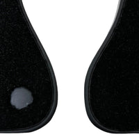 Black Luxury Floor Mats For Mercedes Benz V-Class 447 Front (2019-2023) | ER56 Design - AutoWin