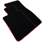 Black Mats For BMW 1 Series F21 3-door Hatchback | Red Trim - AutoWin